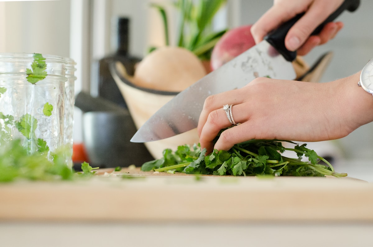 Omega-3 rich seed and leafy green salad